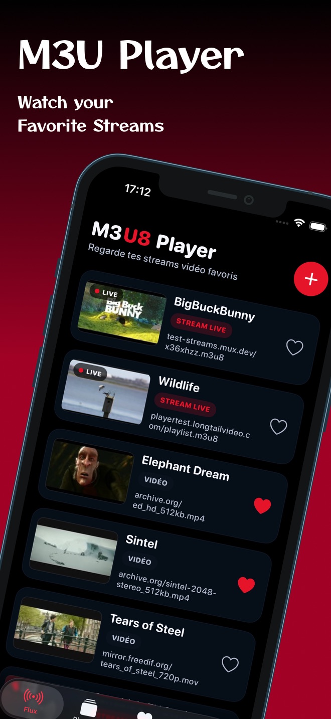 M3U8 Stream Player: IPTV M3U · iPhone screenshot 3
